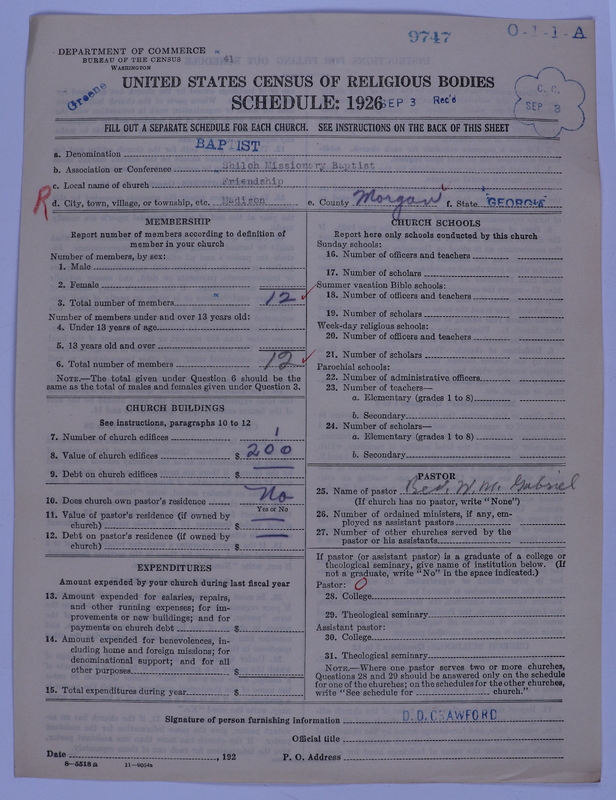 Scan of Negro Baptists: 9747
