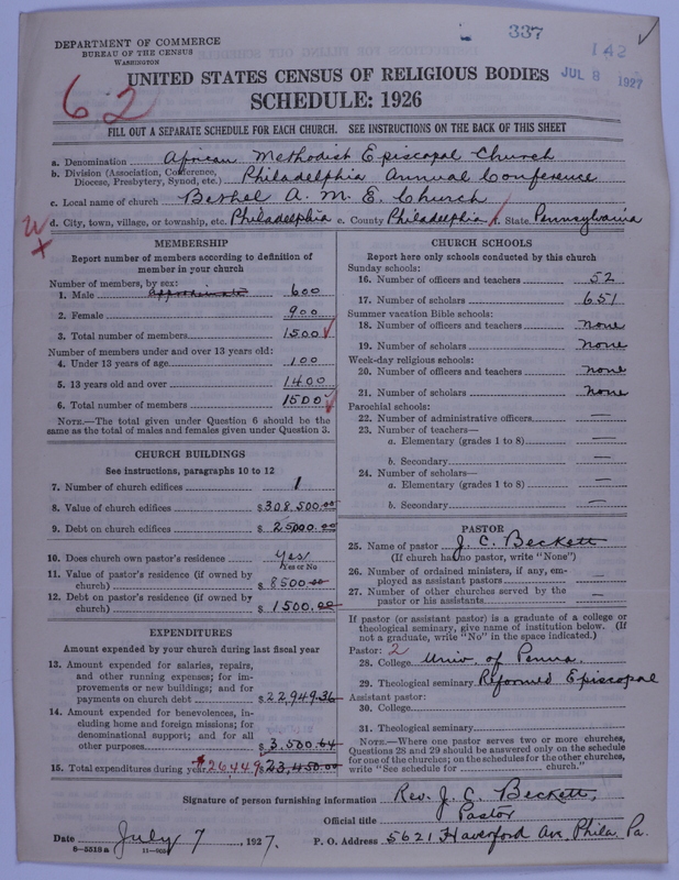Scan of African Methodist Episcopal Church: 337