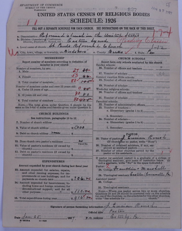 Scan of Reformed Church in the United States: 127