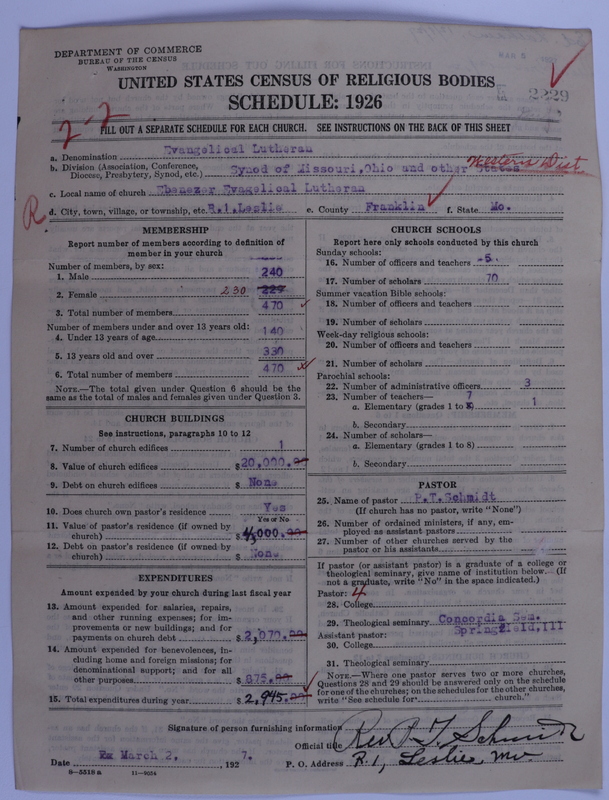 Scan of Evangelical Lutheran Synodical Conference of America: Evangelical Lutheran Synod of Missouri, Ohio, and Other States: 2229