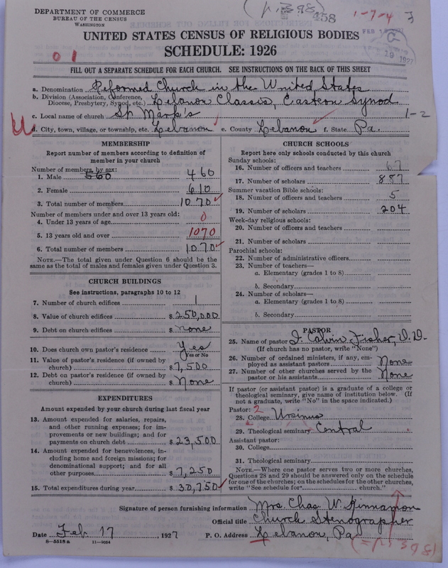 Scan of Reformed Church in the United States: 458