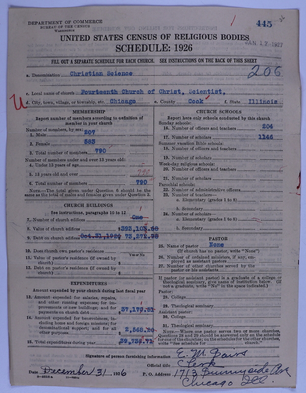 Scan of Church of Christ, Scientist: 445