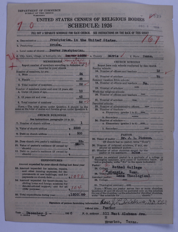 Scan of Presbyterian Church in the United States: 3239