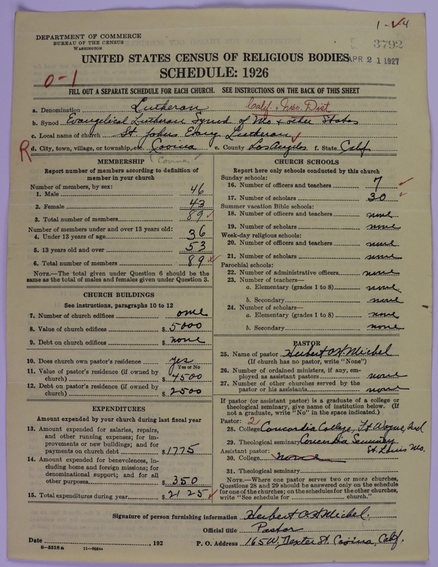 Scan of Evangelical Lutheran Synodical Conference of America: Evangelical Lutheran Synod of Missouri, Ohio, and Other States: 3792