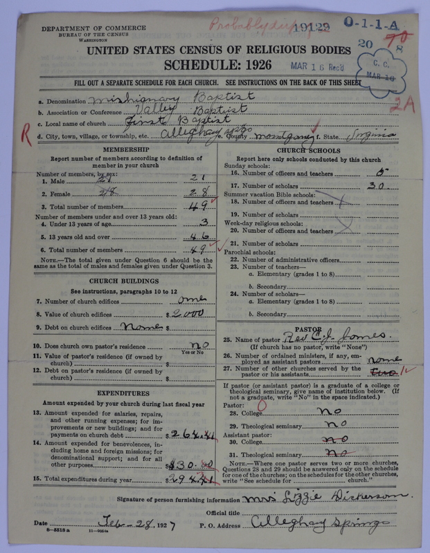 Scan of Negro Baptists: 19129