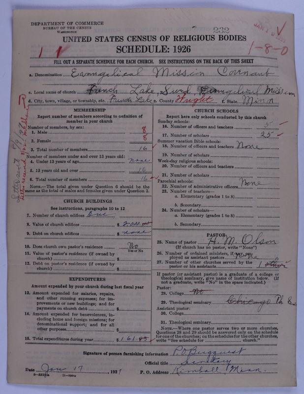 Scan of Swedish Evangelical Mission Covenant of America: 232
