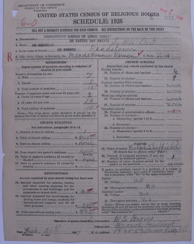 Scan of Reorganized Church of Jesus Christ of Latter Day Saints: 225