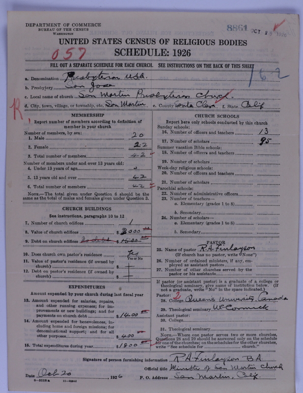 Scan of Presbyterian Church in the United States of America: 8861