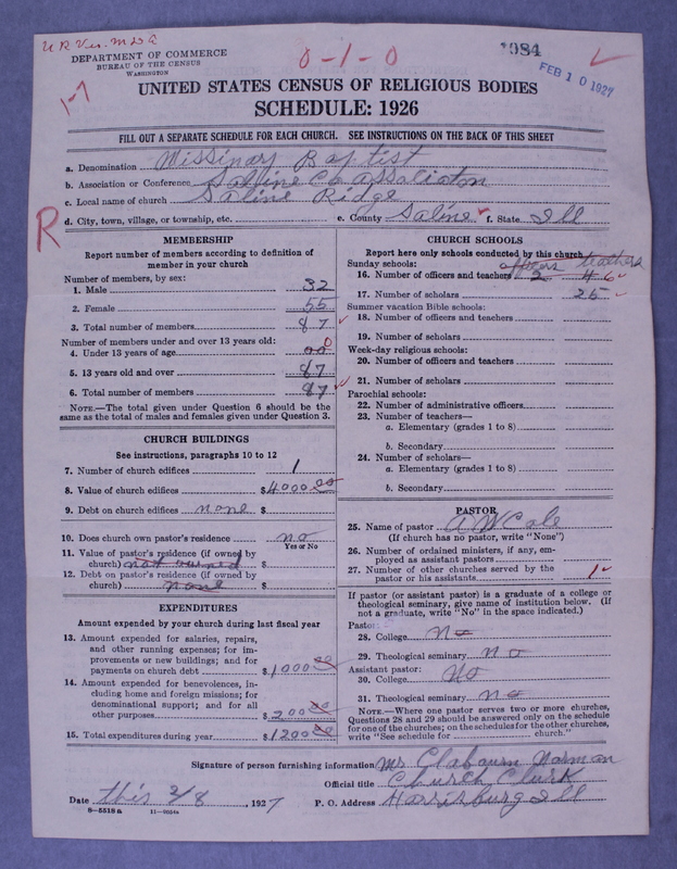 Scan of Southern Baptist Convention: 4084
