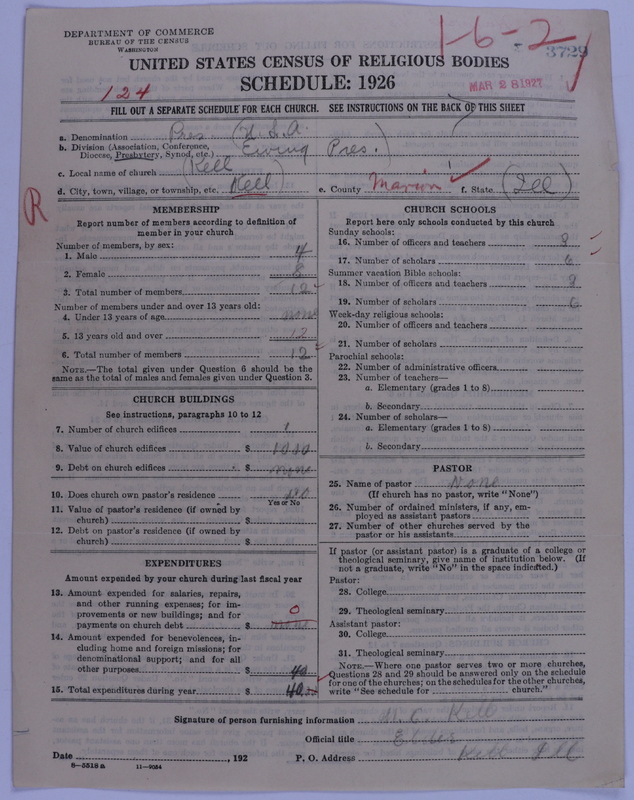 Scan of Presbyterian Church in the United States of America: 3729