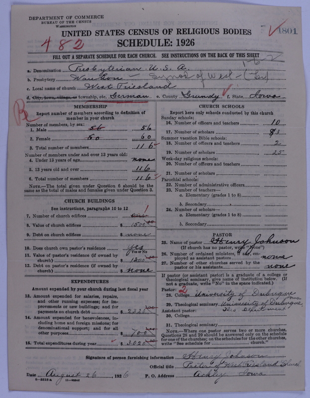 Scan of Presbyterian Church in the United States of America: 4801