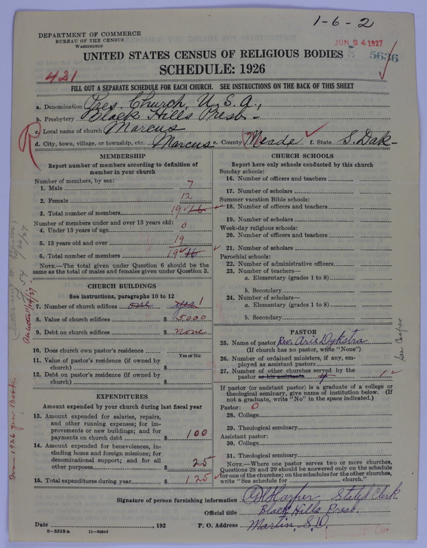 Scan of Presbyterian Church in the United States of America: 5636