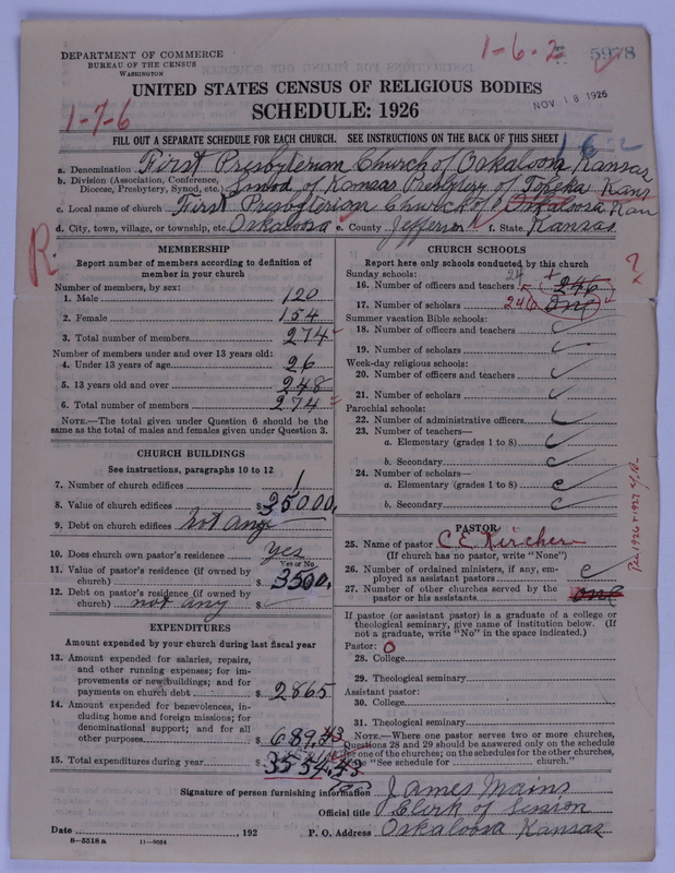 Scan of Presbyterian Church in the United States of America: 5978