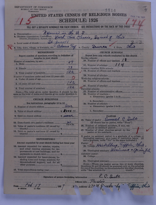 Scan of Reformed Church in the United States: 1114