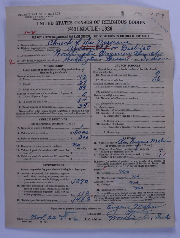 Scan of Church of the Nazarene: 222
