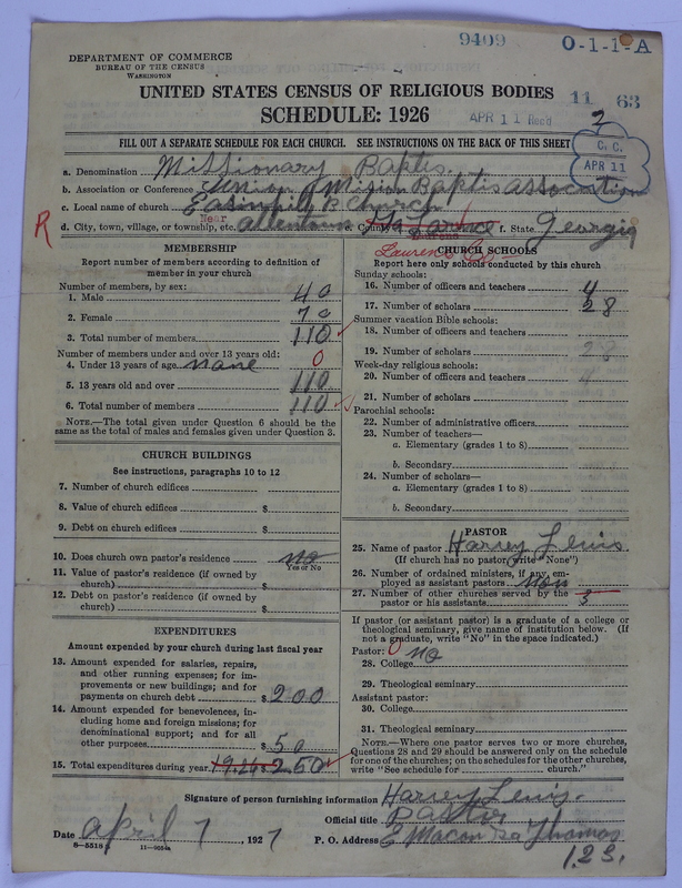 Scan of Negro Baptists: 9409