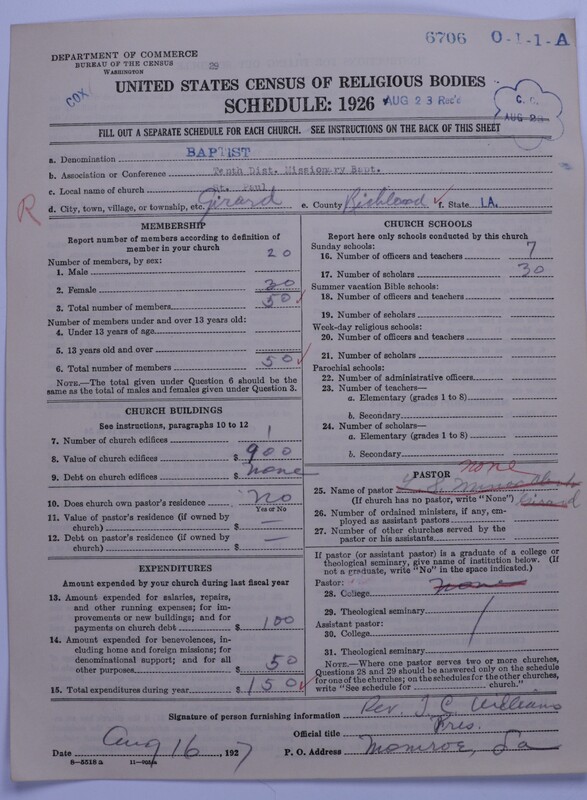 Scan of Negro Baptists: 6706