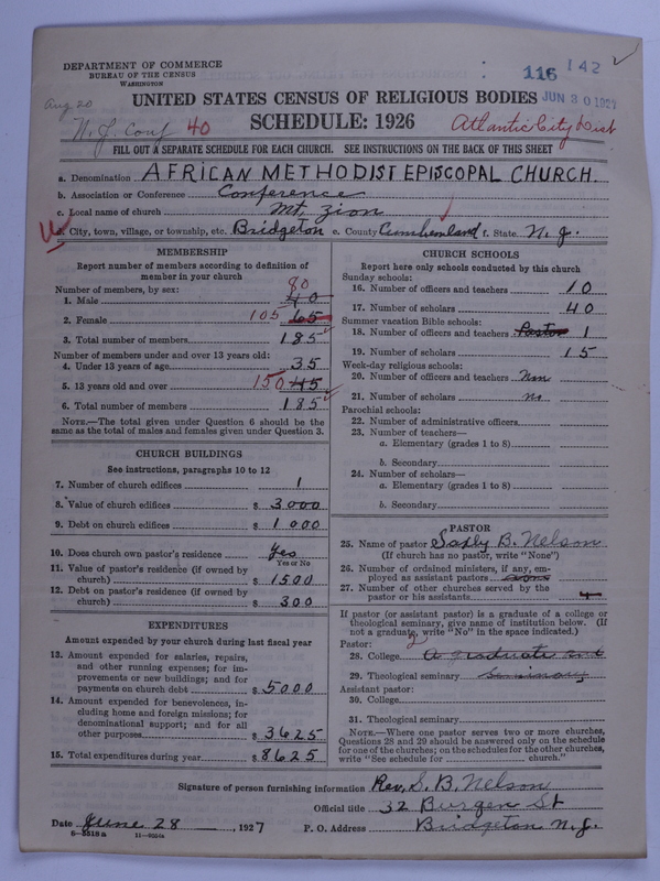 Scan of African Methodist Episcopal Church: 116