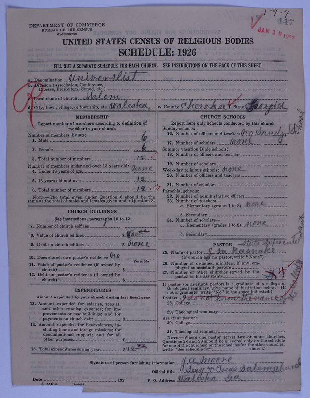 Scan of Universalist Church: 447