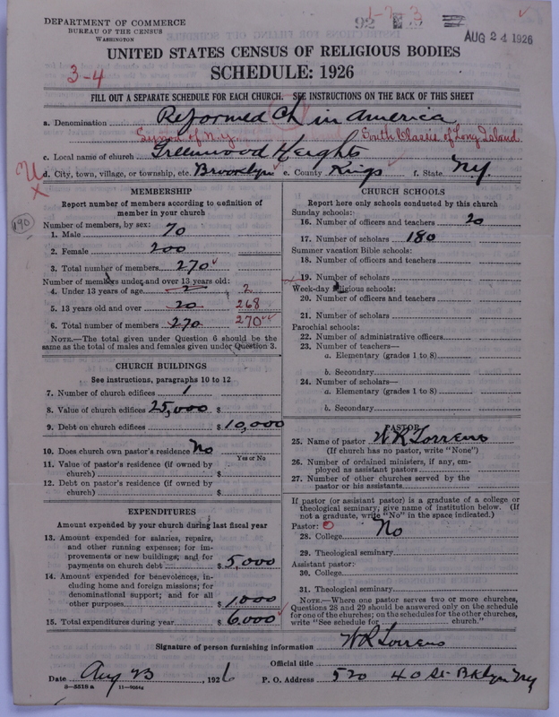 Scan of Reformed Church in America: 92