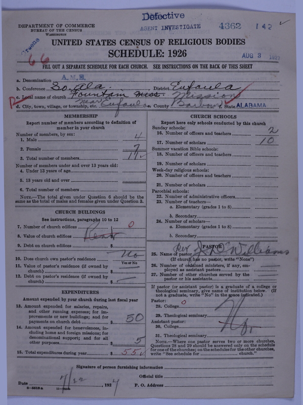 Scan of African Methodist Episcopal Church: 4362