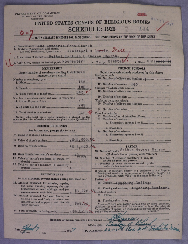 Scan of Lutheran Free Church: 144