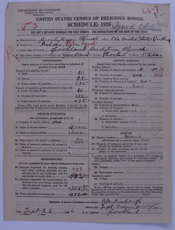 Scan of Presbyterian Church in the United States: 3055