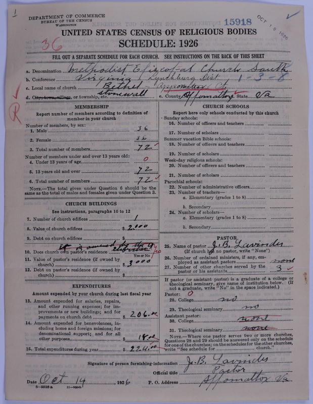 Scan of Methodist Episcopal Church, South: 15918