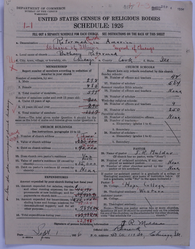 Scan of Reformed Church in America: 467