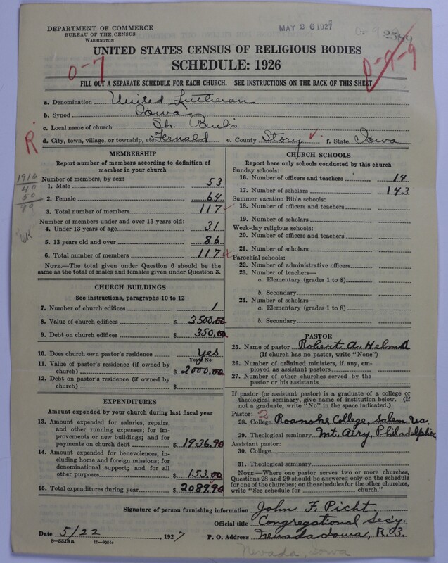 Scan of United Lutheran Church in America: 2589