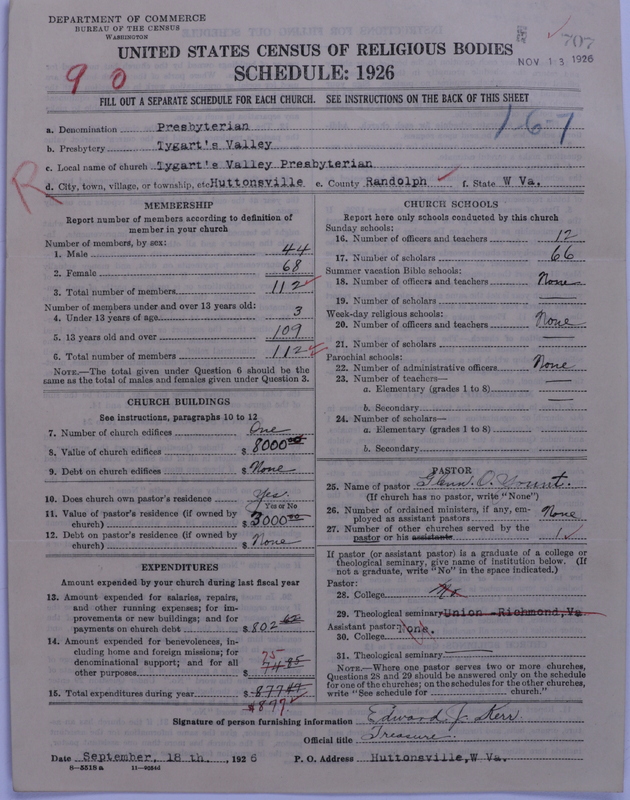Scan of Presbyterian Church in the United States: 707