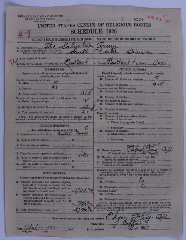 Scan of Salvation Army: 838