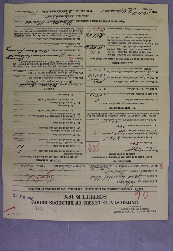 Scan of Synod of the Reformed Presbyterian Church of North America: 791