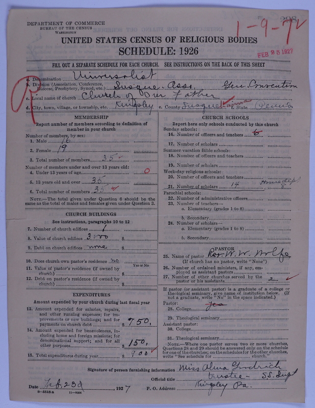 Scan of Universalist Church: 298