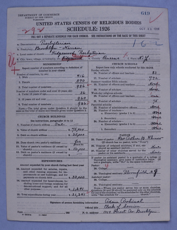Scan of Presbyterian Church in the United States of America: 619