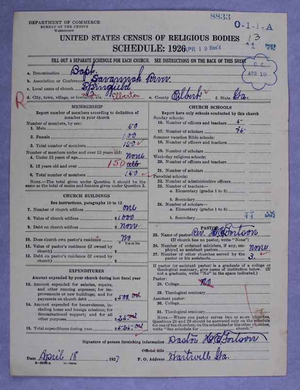 Scan of Negro Baptists: 8833