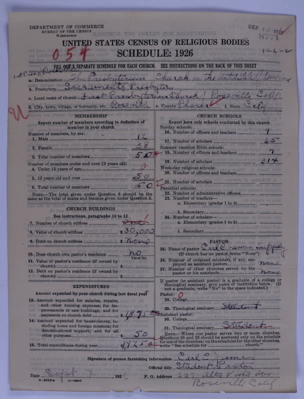 Scan of Presbyterian Church in the United States of America: 8771