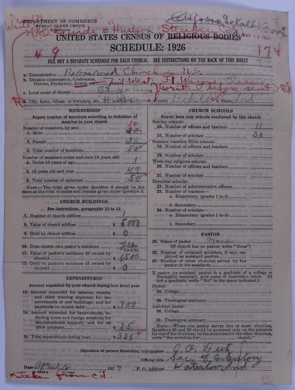 Scan of Reformed Church in the United States: 1214