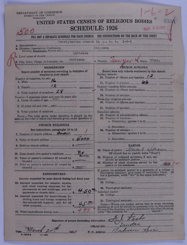 Scan of Presbyterian Church in the United States of America: 4354