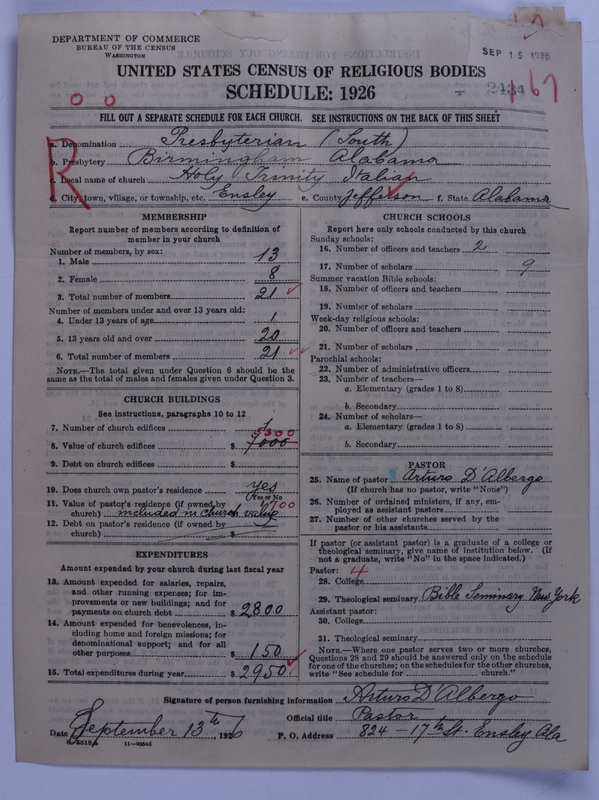 Scan of Presbyterian Church in the United States: 2434