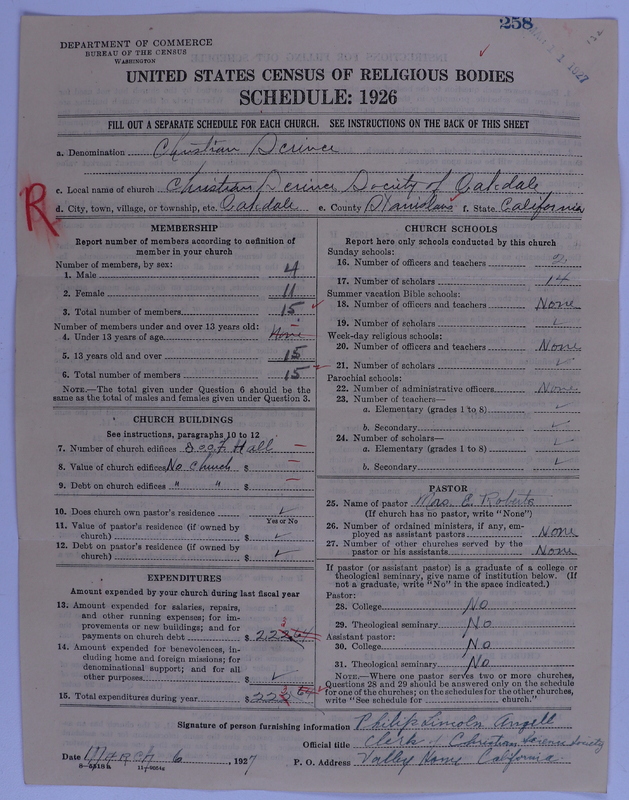 Scan of Church of Christ, Scientist: 258