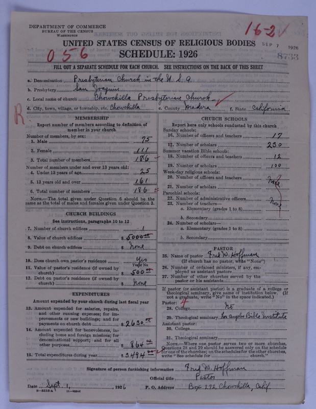 Scan of Presbyterian Church in the United States of America: 8733