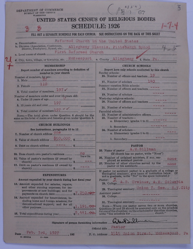 Scan of Reformed Church in the United States: 67