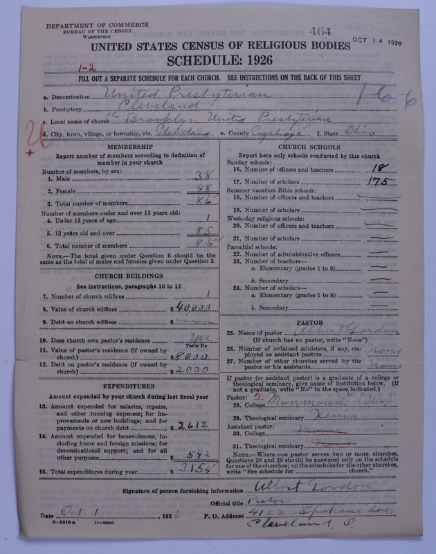 Scan of United Presbyterian Church of North America: 464