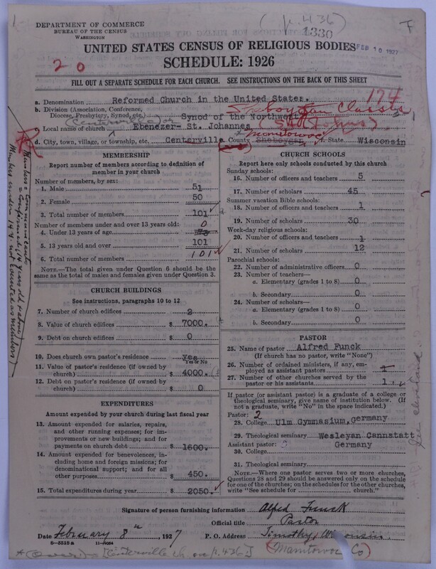 Scan of Reformed Church in the United States: 1330