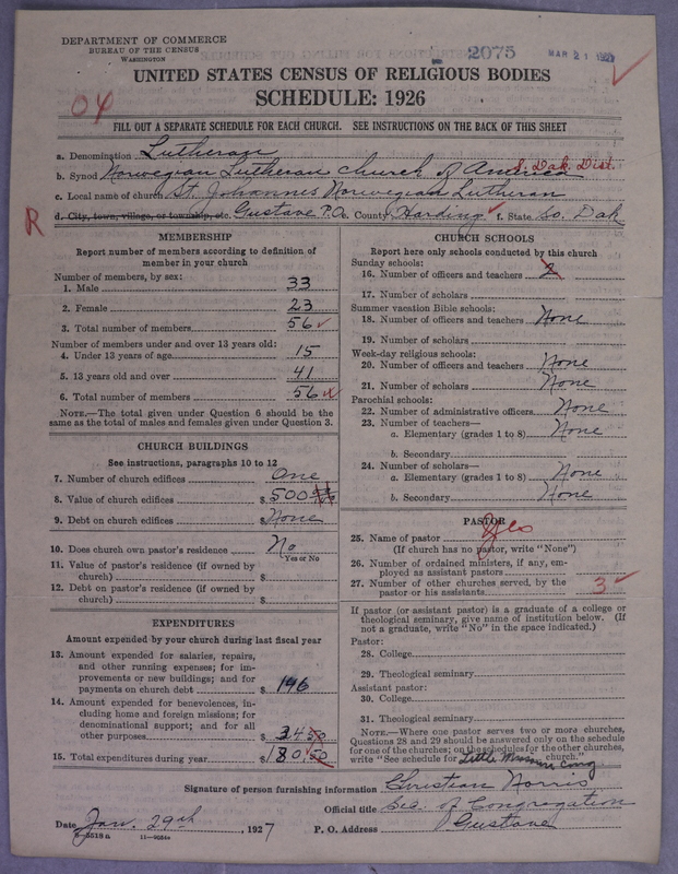 Scan of Norwegian Lutheran Church of America: 2075
