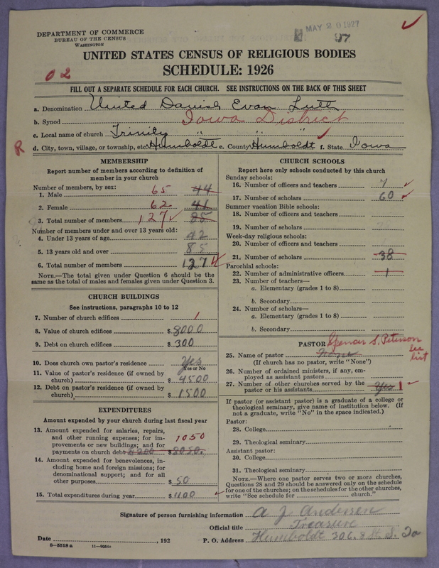 Scan of United Danish Evangelical Lutheran Church in America: 97