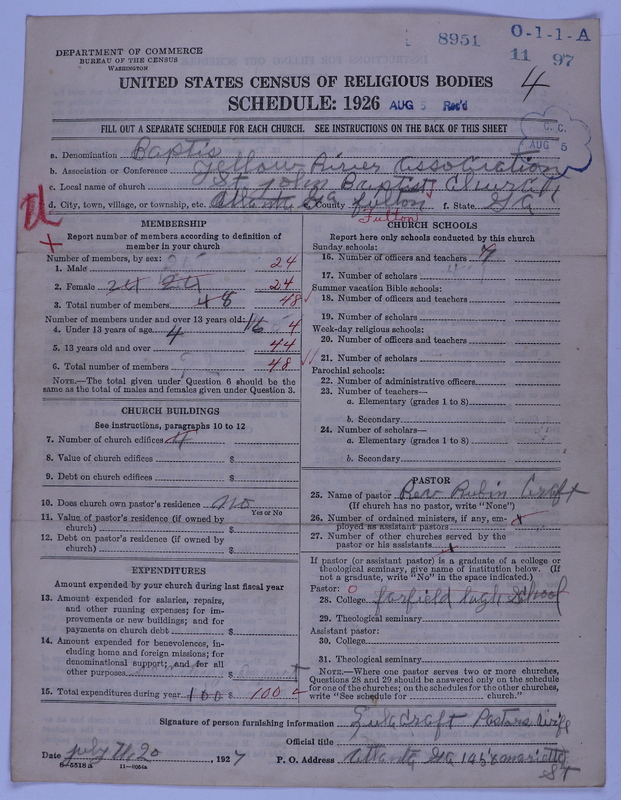 Scan of Negro Baptists: 8951