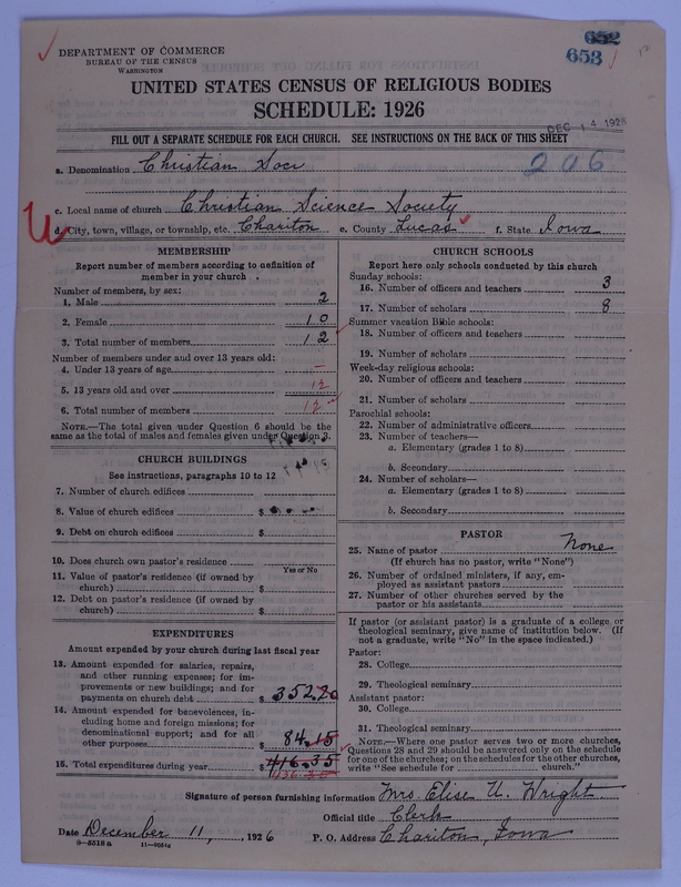 Scan of Church of Christ, Scientist: 653