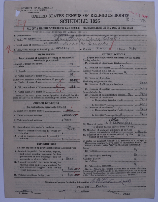Scan of Reorganized Church of Jesus Christ of Latter Day Saints: 78
